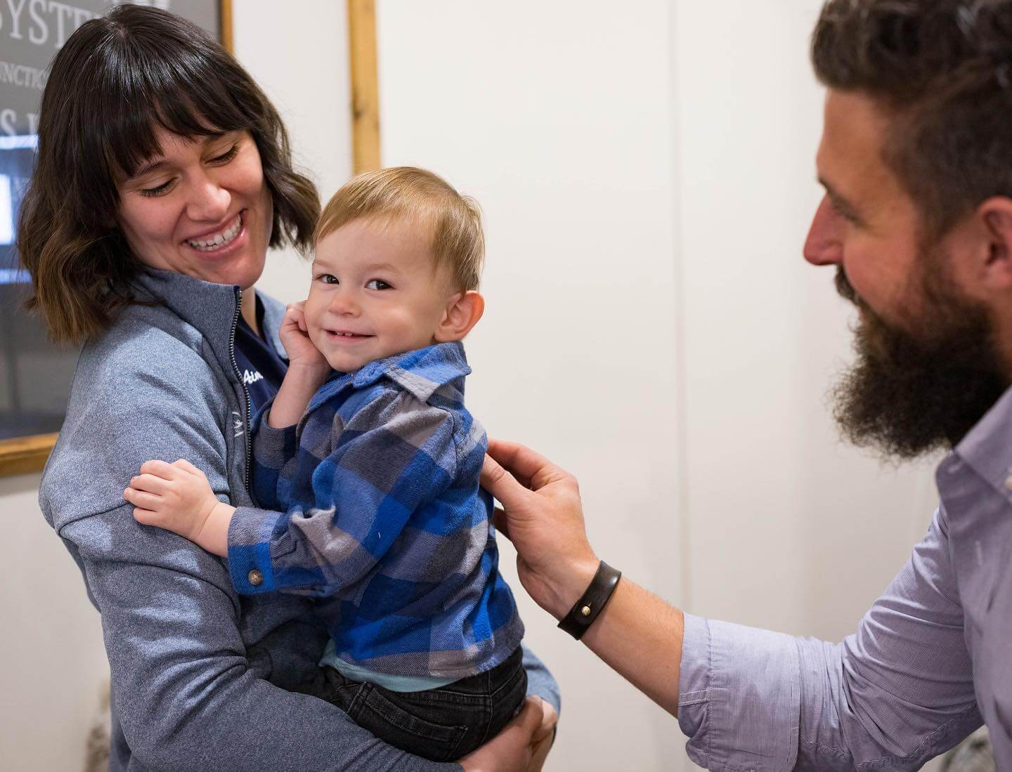 Pediatric chiropractic adjustment